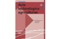 Acta Technologica Agriculturae - obrázok titulnej stránky časopisu